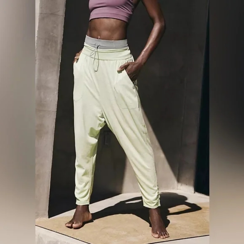 FP Movement Diya Harem Pants- Lemon Grass {NWT}